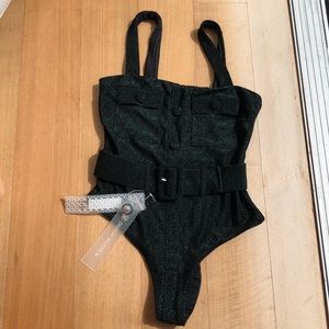 Devon Windsor Marlow One Piece - Midnight Green